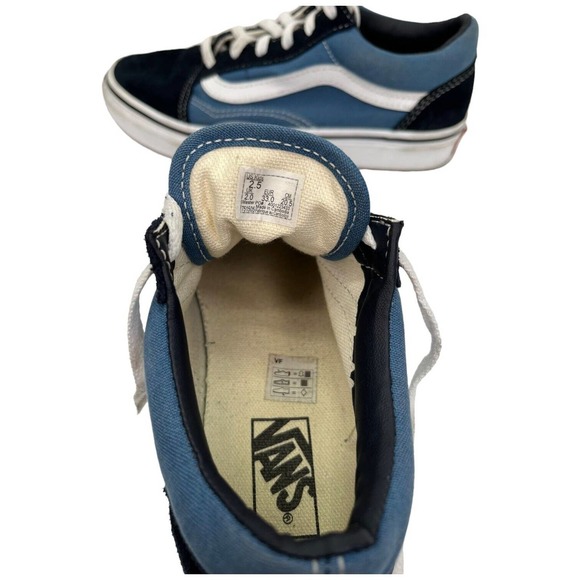 Vans Unisex Kids Old Skool Suede Canvas Casual Skater Trainers Sneakers 2.5 - Picture 11 of 11